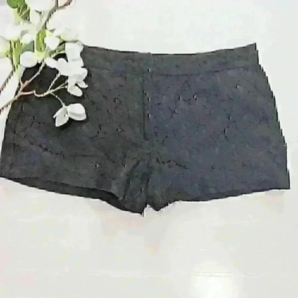Nicole Miller Black Lace Shorts